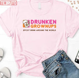 Funny Dunkin Donuts Drunken Grownups Epcot Drinking Unisex Sweatshirt