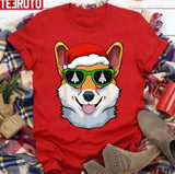 Corgi Westie Christmas Tree Dog Unisex Sweatshirt