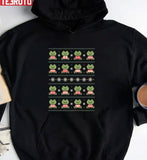 Frogs In Sweaters Dark Ugly Christmas Unisex Sweatshirt
