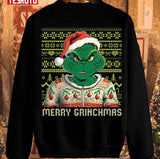 Grinch Christmas Pattern Christmas Unisex Sweatshirt