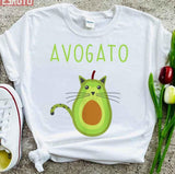 Hug Me Right Meow Avogato Cute Art Unisex T-Shirt