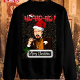 Ho Ho Ho Leonardo Dicaprio Django Laughing Merry Christmas Unisex Sweatshirt