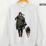 Daryl Dixon And Dog The Walking Dead Unisex T-Shirt