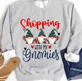 Hearts To You Shopping With My Gnomies Unisex Sweatshirt