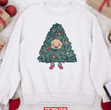 Cute Christmas Tree Charmy Unisex Sweatshirt