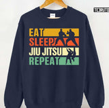 Eat Sleep Jiu Jitsu Repeat Unisex Sweatshirt