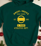 Green Zeo Team Angel Grove High School A Park Power Rangers Unisex T-Shirt