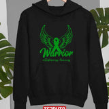 Green Awareness Ribbon With Wings Warrior Unisex T-Shirt
