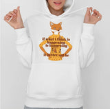 Foxy Lady + Quote Fantastic Mr Fox Unisex Sweatshirt