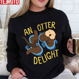 An Otter Delight Chibi Unisex Sweatshirt
