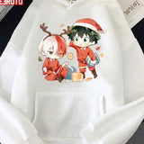 Chibi Design My Hero Academia Christmas Characters Unisex Sweatshirt