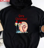 Christmas Gary Spongebob Merry Christmas Unisex Sweatshirt