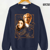 Hunger Games The Ballad Of Songbirds And Snakes Framed Lucy Gray &amp; Snow Unisex Sweatshirt