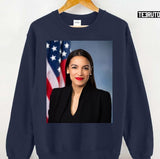 Alexandria Ocasio Cortez AOC Portrait Unisex T-Shirt