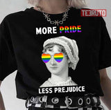 Cool Pride Month More Pride Less Prejudice Unisex T-Shirt