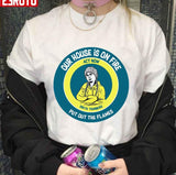 Climate Strike I Want You To Panic House On Fire How Dare You Act Now Climate Greta Thunberg Unisex T-Shirt