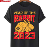 Chinese New Year 2023 Rabbit Design Happy Chinese New Year Of The Rabbit 2023 Holiday Lunar New Art Unisex Sweatshirt