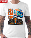 Formula 1 Daniel Ricciardo Helmet 2022 Of Mclaren Team Unisex T-Shirt