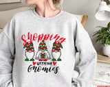 Funny Shopping With My Gnomies Unisex Sweatshirt