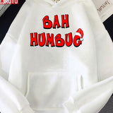Ebenezer Scrooge Bah Humbug With Santa Hat Christmas Design Unisex Sweatshirt