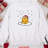 Gudetama Wearing Christmas Hat 2023 Unisex Sweatshirt