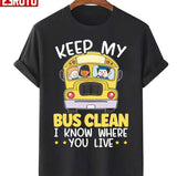 Bus Driver School Service Student Delivery Unisex T-Shirt