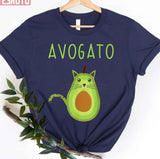 Hug Me Right Meow Avogato Cute Art Unisex T-Shirt