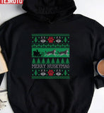 Christmas Siberian Husky Dog Funny Husky Ugly Christmas Sweater Pattern Unisex Sweatshirt