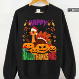 Happy Halloween Thanksgiving Christmas Holidays Unisex Sweatshirt