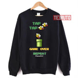 Flappy Bird Game Over Funny Unisex Sweatshirt