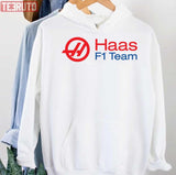 Haas F1 Team Logo 2022 Formula 1 Unisex Hoodie
