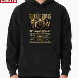 Guns N Roses 37th Anniversary Thank You For The Memories Slash Axl Roses Steven Adler Signature Unisex T-Shirt