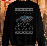 Christmas Pixel Esteban Ocon Unisex Sweatshirt