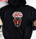 Flashing Through The Snow Colourwith Text Gremlins Unisex Sweatshirt