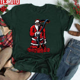 Grim Reaper Death Santa Claus Christmas Patterns Unisex Sweatshirt
