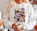 Class 1a My Hero Academia Chibi Characters Collection Unisex Hoodie