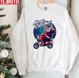 Flying On A Motorcycle For Enthusiasts Lovers Riders Unisex Sweatshirt