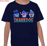 Funny Mood Of Sharkdog Unisex T-Shirt