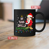 Is This Jolly Enough Noel Grumpy Elf Merry Christmas Unisex Sweatshirt