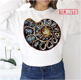 Ammonite Sea Creature Unisex Sweatshirt