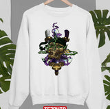 Green Smoke Zoro's Jolly Roger One Piece Art Unisex T-Shirt