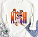 Glitched Phoenix Suns Steve Nash Unisex Hoodie