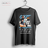 007 James Bond 62nd Anniversary 1962 2024 No Time To Die Thank You For The Memories Signatures Shirt