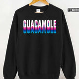 Guacamole Retro Neon Vintage Guacamole Vibrant Unisex T-Shirt