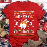 Funny Corgi Lover Ugly Christmas Unisex Sweatshirt
