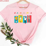 Friends Nakama Gojo Team Jujutsu Kaisen Characters Unisex T-Shirt