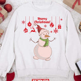 Happy 2023 New Year Frosty The Snowman Face Unisex Sweatshirt