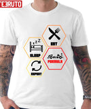 Eat Sleep Formula Repeat F1 Racing Unisex T-Shirt
