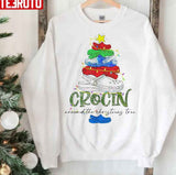 Crocin Around The Christmas Tree Xmas Unisex Sweatshirt