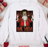 Hail Santa Punk Style Rock Unisex Sweatshirt